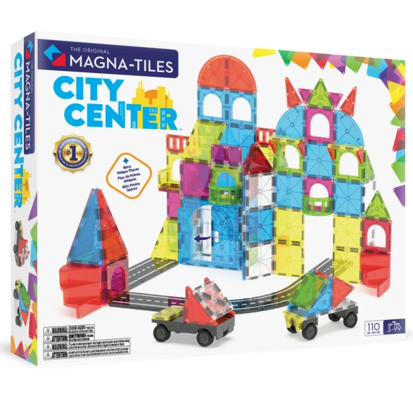 Magna Tiles | Magnetická stavebnice | City Center 110 dílů