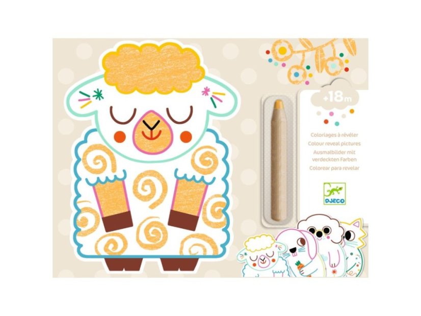 DJECO Kouzelné vybarvování - domácí zvířata