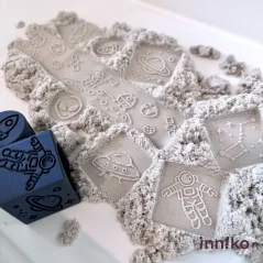 Inniko | Obtiskovací kostka s válečkem 2v1 | Vesmír