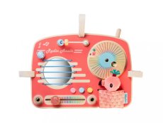 Lilliputiens - drevený panel s aktivitami - rádio