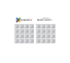 Connetix Tiles | 2 kusy | Clear Pack | základní deska