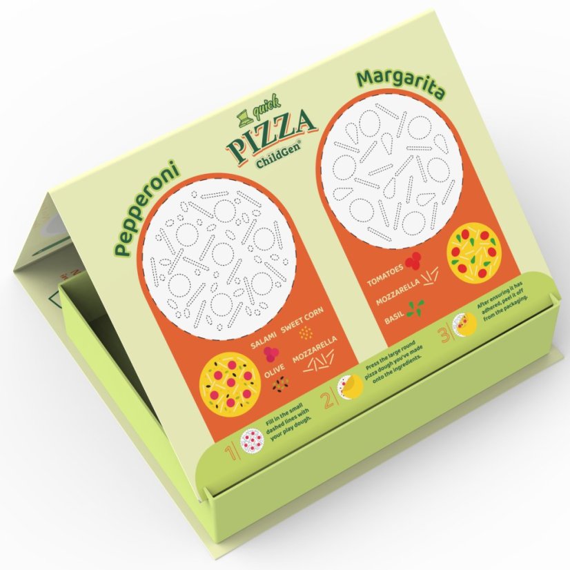ChildGen | Natural Playdough | Pizza Sada