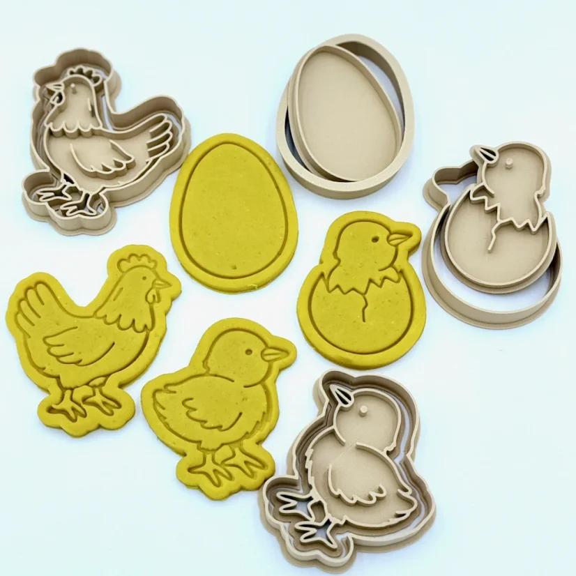 Vývojový cyklus slepice - vykrajovátka - sada 4 ks