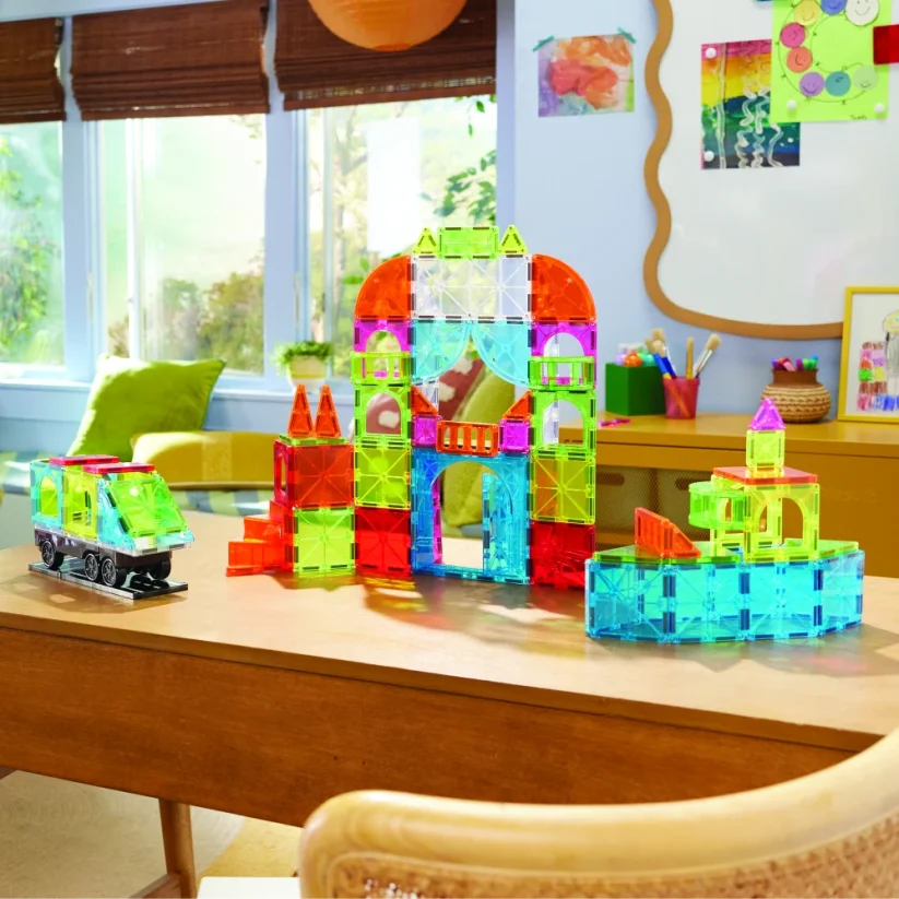 Magna Tiles - Magnetická stavebnice City Center 110 dílů