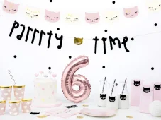PARTYDECO | Párty tégliky | Mačky, mix 6ks