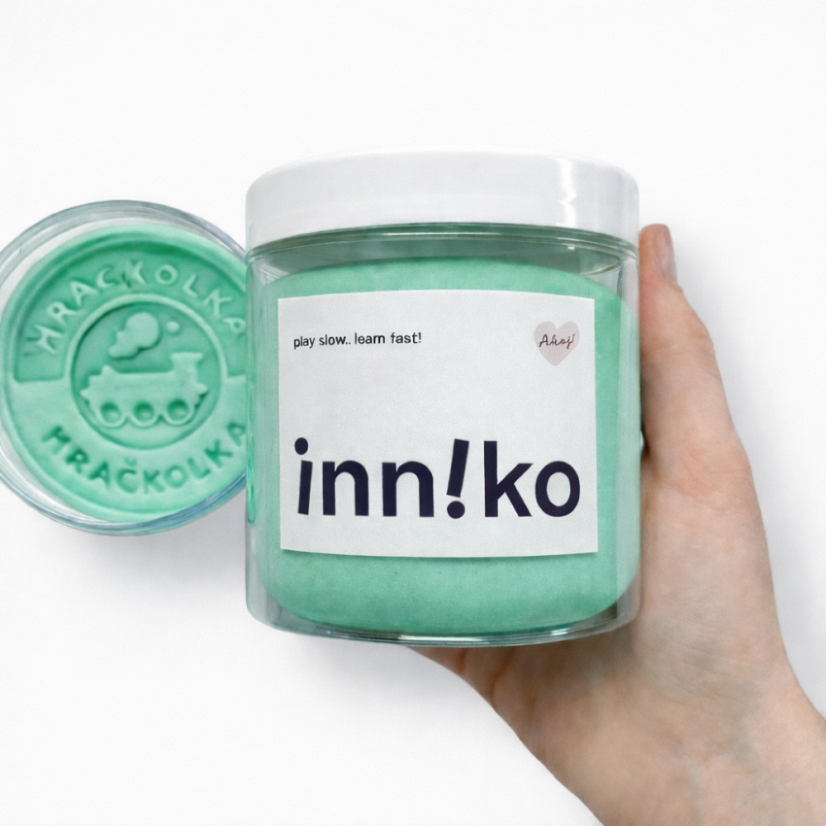 Inniko | Modelína 525 g | Mint- Mega balení do školky