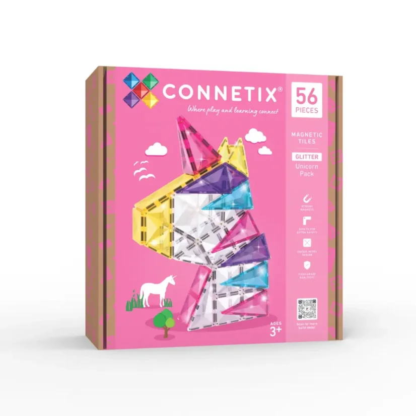 Connetix Tiles | Trblietavý jednorožec | 56 ks
