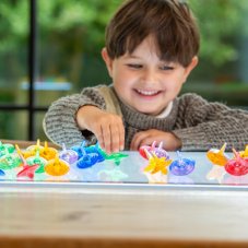 TickiT Priesvitné farebné káče (36 ks)