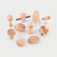 TickiT Dřevěné vesmírné dobrodružství - 10 ks