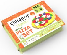 ChildGen | Natural Playdough | Pizza Sada