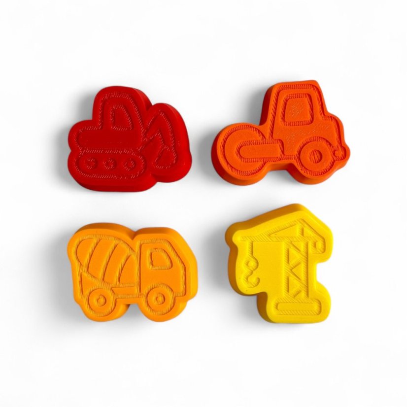 Inniko bábovičky do kinetického písku - stavba