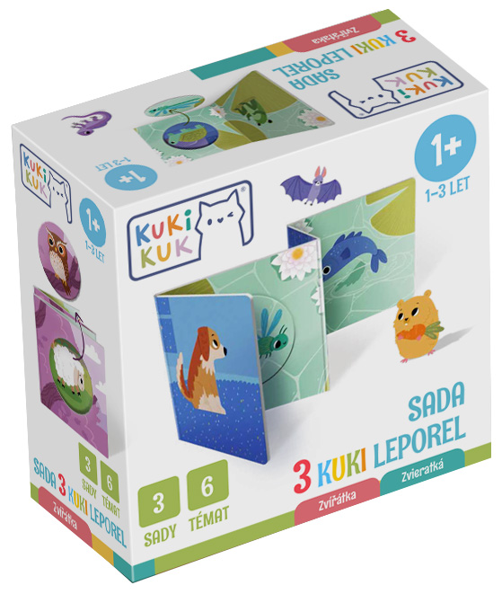 KUKI KUK | Sada 3 Kuki leporel | Zvířátka