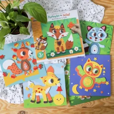 Crea Lign Pěnové obrázky lesní zvířátka