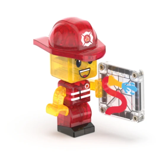 Magna Tiles | Magnetická stavebnice | Fire Rescue 50 dílů
