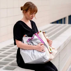 NOMAD shopper čierno-strieborná