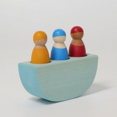 Grimm' s - panáčikovia v loďke, farební