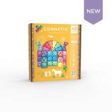 Connetix Tiles - Třpytivý hrad 48 ks