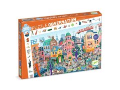 DJECO Vyhledávací puzzle Město - 200 pcs