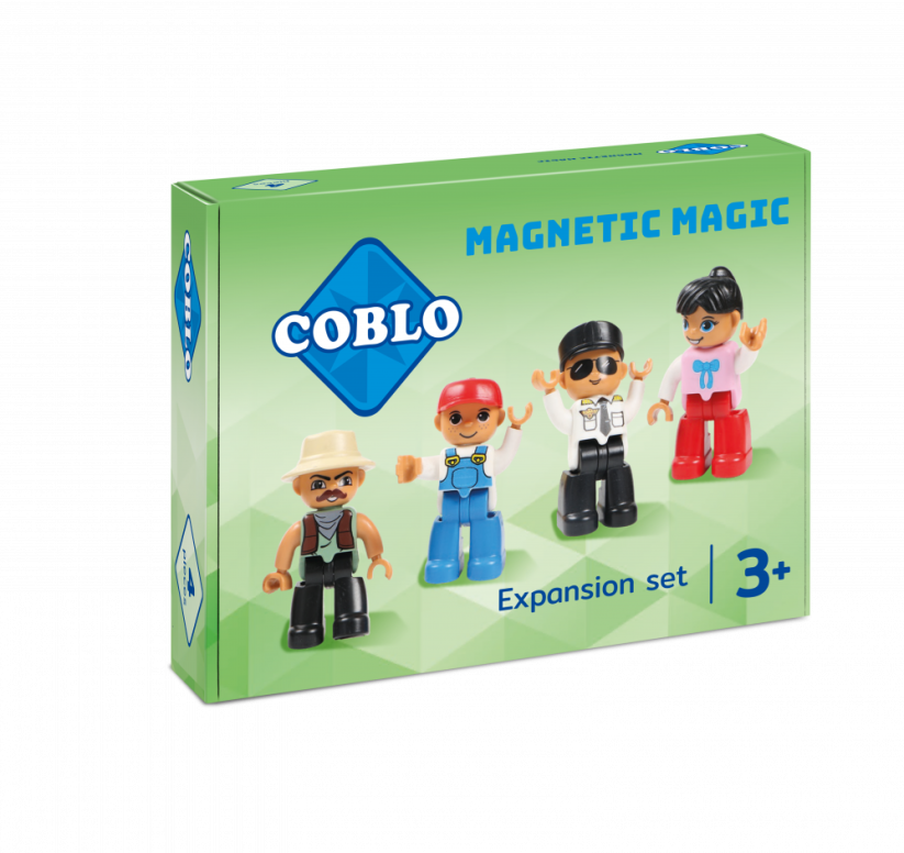 COBLO - Magnetické figúrky - 4ks