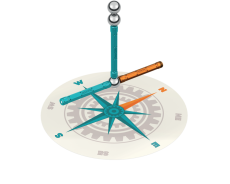 Geomag | Mechanics Motion | Compass | 35 dielikov