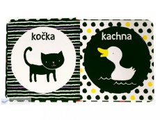 První černobílá knížka pro miminko Zvířata