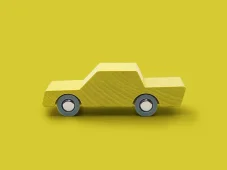 Waytoplay Autíčko Back and Forth - žluté