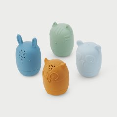 TickiT SiliSoft zvieracie striekačky (Neutral) - 4 ks