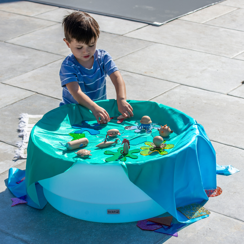 TickiT sada Ombre  šátků Habutae 3 ks