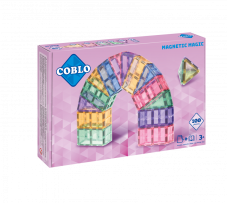COBLO | Magnetická stavebnic | 100 dielov | Pastel