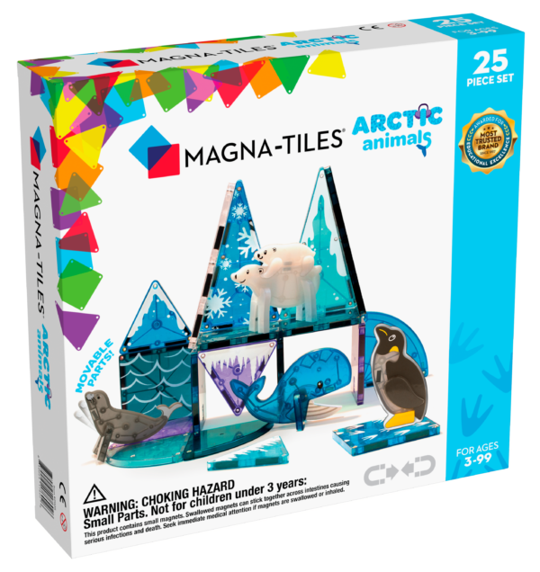 Magna Tiles - Zvířátka Arctida - 25 ks