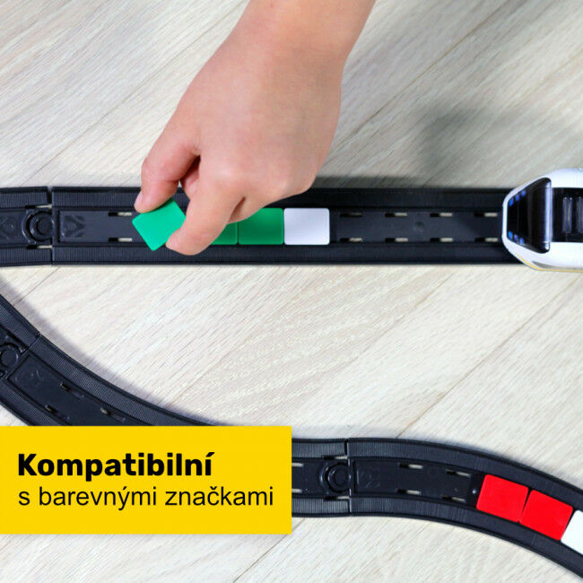 Intelino® | Sada kolejnic a barevných značek
