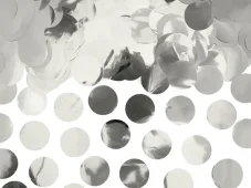 PARTYDECO | Párty Confetti | strieborné 15g