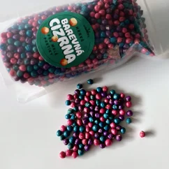 Farebná cizrna metalická - jednorožčí mix 500g