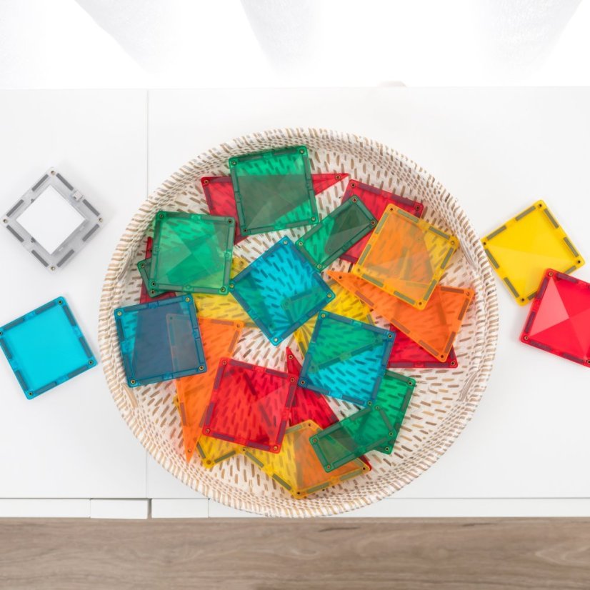 Connetix Tiles | Svietiaca raketa | 30 ks