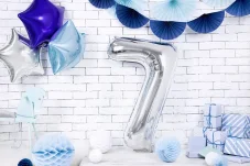 PARTYDECO balón narozeninové číslo 7