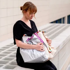 NOMAD shopper čierno-strieborná