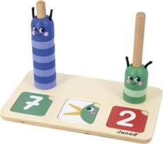 Janod | Vzdělávací hra pro děti | Skládání a porovnávání Čísla Didaktik