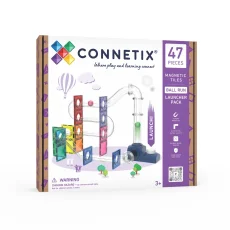 Connetix Tiles | rozširovacia sada | guličková dráha s odpaľovačom | 47 ks