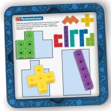 Learning Resources MathLink® Builders - Sada matematických aktivít - Brain Puzzle Challenge