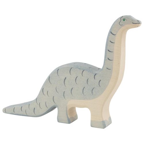 Holztiger - Brontosaurus - dřevěná vyřezávaná hračka