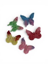 Motýl z pryskyřice 5ks