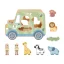 Tooky Toy | Dřevěná vkládačka | Zvířátka Safari auto 9 ks