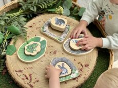 Yellow door Kto sa skrýva? Lesné zvieratá