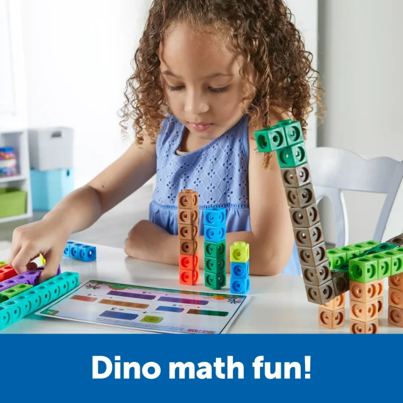 Learning Resources MathLink® Builders - Sada matematických aktivít - Dinosaury!