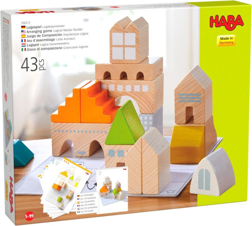 Haba | Hra na prostorové uspořádání | Stavitel s předlohami