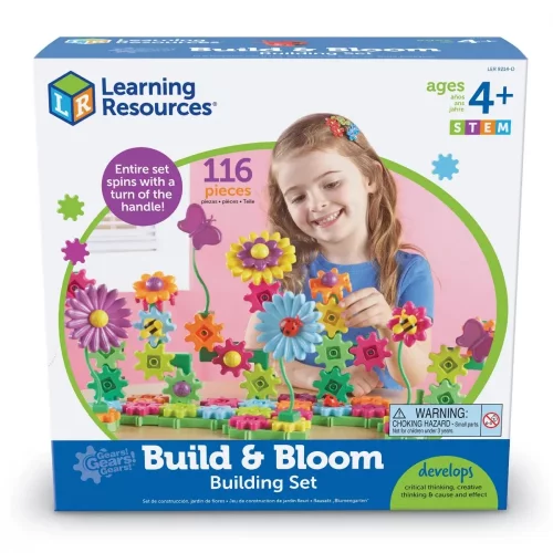 Learning Resources Gears! Gears! Gears!® Build & Bloom - Kvetinová záhrada