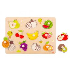 Tooky Toy | Vkládací puzzle | Ovoce
