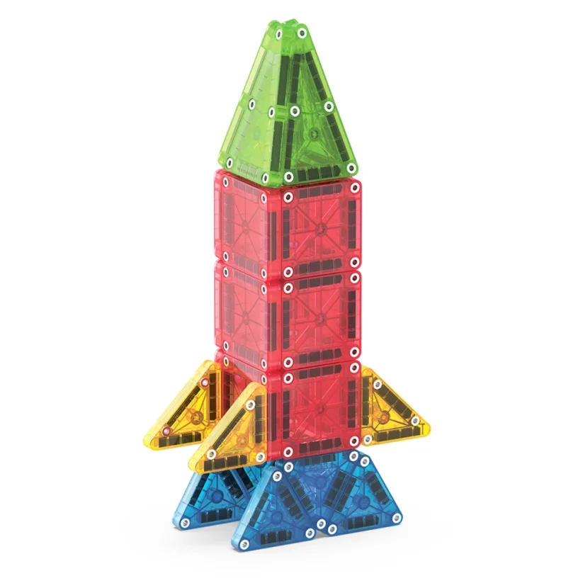 Magna Tiles - Magnetická stavebnice microMAGS Cestovní sada 26 dílů