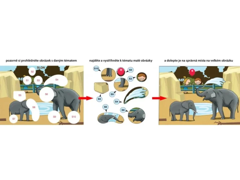 BETEXA Začínáme vystřihovat - Jedeme do ZOO
