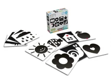 KUKI KUK Véééliké kontrastní karty - Pro miminka